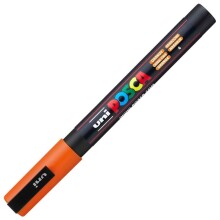Uni Posca PC-3M Su Bazlı Poster Marker Kalem 0.9-1.3 mm Orange 4 - Uni