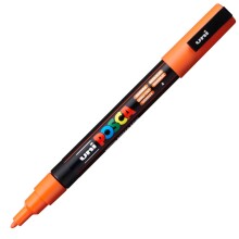 Uni Posca PC-3M Su Bazlı Poster Marker Kalem 0.9-1.3 mm Orange 4 - Uni (1)