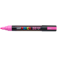 Uni Posca PC-3M Su Bazlı Poster Marker 1.8 - 2.5 mm Fluorescent Pink F13 - Uni (1)