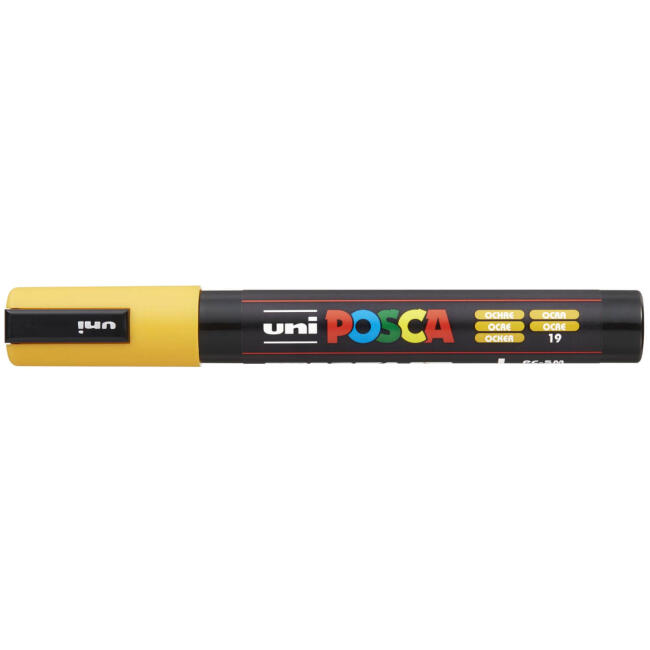Uni Posca PC-3M Su Bazlı Poster Marker 1.8 - 2.5 mm Ochre 19 - 1