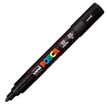 Uni Posca PC-5M Su Bazlı Poster Marker Kalem 1.8-2.5 mm Black 24 - Uni (1)