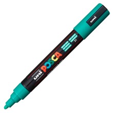 Uni Posca Marker PC-5M Boyama Markörü 1.8-2.5 mm Emerald Green - Uni (1)