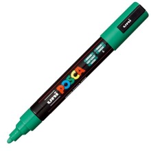 Uni Posca PC-5M Su Bazlı Poster Marker Kalem 1.8-2.5 mm Green 6 - Uni