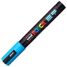 Uni Posca PC-5M Su Bazlı Poster Marker Kalem 1.8-2.5 mm Light Blue 8 