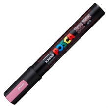 Uni Posca PC-5M Su Bazlı Poster Marker Kalem 1.8-2.5 mm Metallic Pink M13 - 4