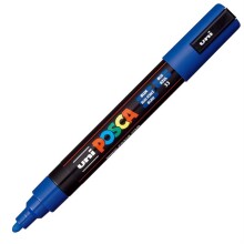 Uni Posca PC-5M Su Bazlı Poster Marker Kalem 1.8-2.5 mm Blue 33 - Uni (1)