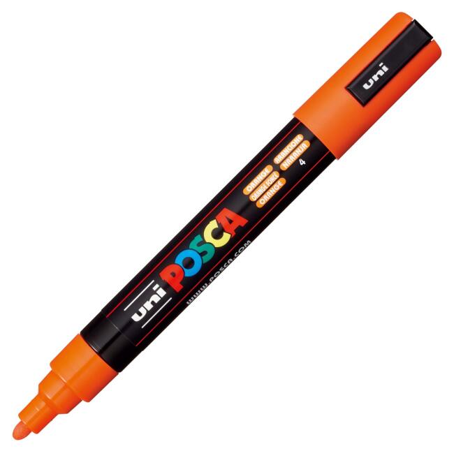 Uni Posca Marker PC-5M 1,8-2,5 mm Orange - 4