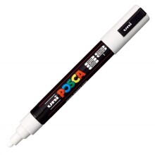 Uni Posca Marker PC-5M Boyama Markörü 1.8-2.5 mm White - Uni (1)