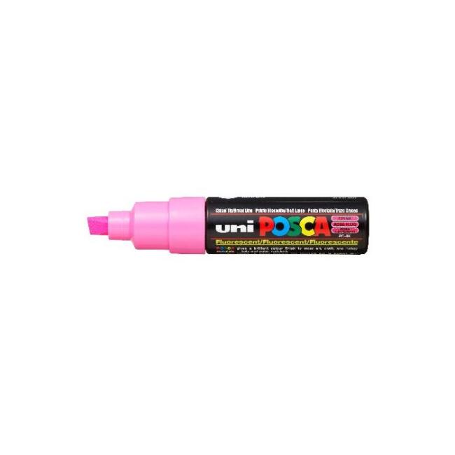 Uni Posca PC-8K Su Bazlı Poster Marker Kalem 8 mm Fluorescent Pink F13 - 2