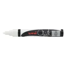 Uni PWE-5M Chalk Marker Kalem 1.8 - 2.5 mm White - 1