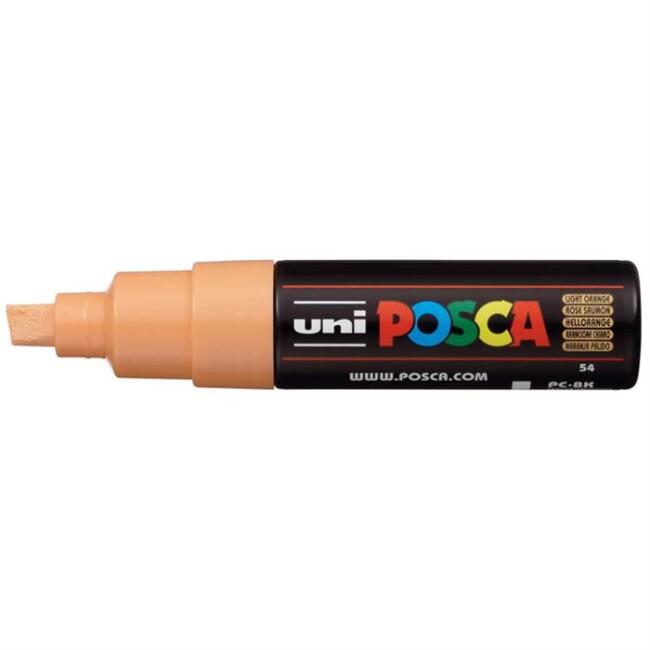 Uni Posca PC-8K Su Bazlı Poster Marker Kalem 8 mm Light Orange 54 - 1