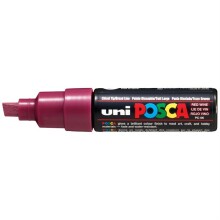 Uni Posca PC-8K Su Bazlı Poster Marker Kalem 8 mm Red Wine 60 - Uni