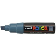 Uni Posca Marker PC-8K 8,0 mm Slate Grey - 1
