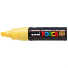 Uni Posca PC-8K Su Bazlı Poster Marker Kalem 8 mm Straw Yellow 73 - Uni