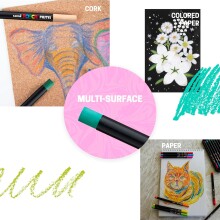 Uni Posca Wax Pastel Boya Set 24'lü KPA-100 24C - 4