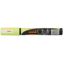 Uni PWE-5M Chalk Marker Kalem 1.8 - 2.5 mm Fluorescent Yellow - Uni