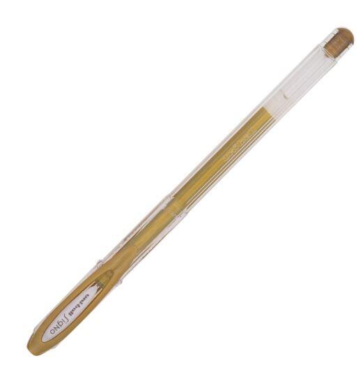 Uniball Roller Kalem Sıgno Metalik N:Um-120Nm 0,,8Mm Gold - 1