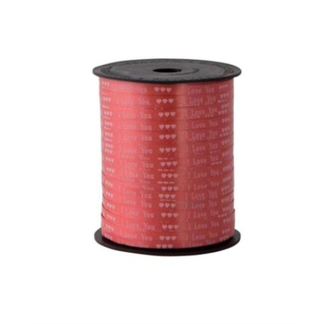 Vagon Rafya 200 m Kırmızı I Love You - 1