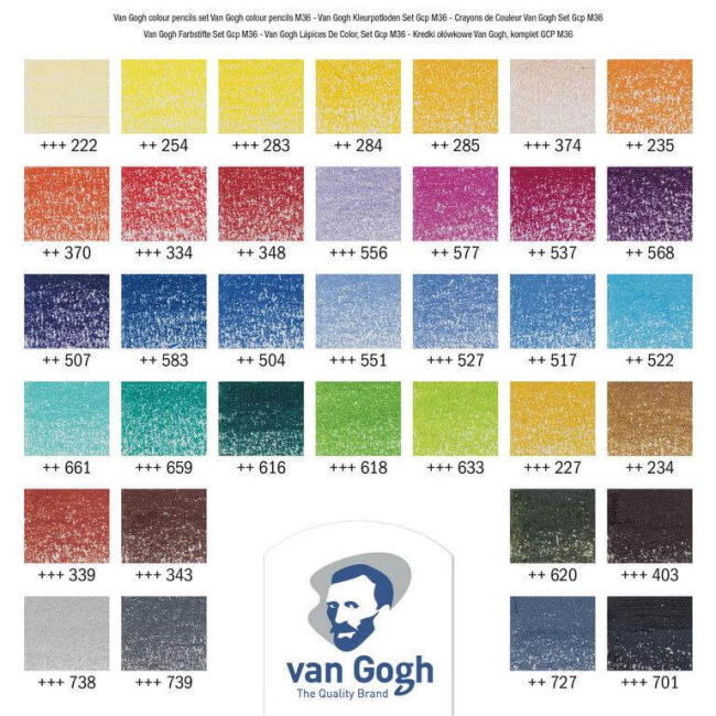 Talens Van Gogh Suluboya Kalemi Seti 36'lı 97740036 - 3