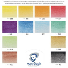 Talens Van Gogh Metal Kutu Suluboya Kalemi 12'li Set 97740012 - Van Gogh (1)