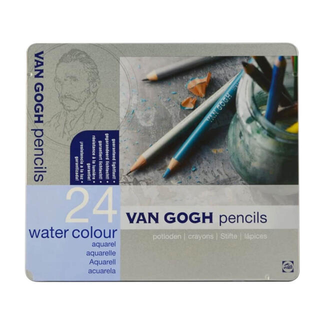Talens Van Gogh Metal Kutu Suluboya Kalemi 24'lü Set 97740024 - 1