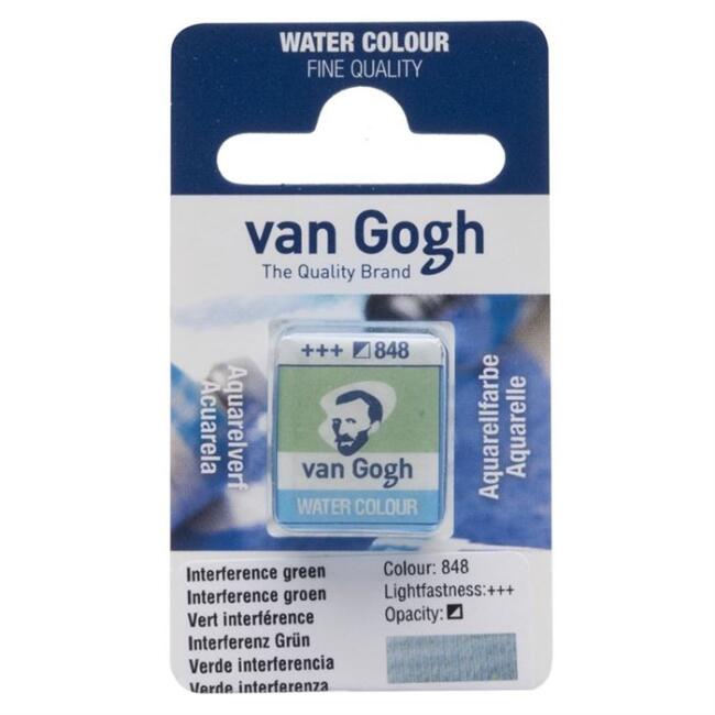 Talens Van Gogh Yarım Tablet Sulu Boya Interference Green 848 - 1