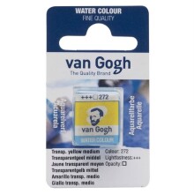 Talens Van Gogh Sulu Boya Tablet Transparent Yellow Medium 272 - Talens