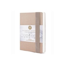 Victoria’s Journals Copelle Bujo Noktalı Kraft Defter 14x21 cm 120 g Krem 120 Yaprak - Victorias Journals