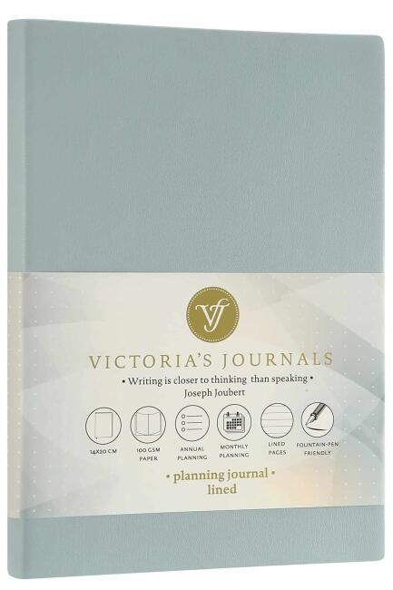 Victoria’s Journals Smyth Planlayıcı Çizgili Defter 14x20 cm 100 g Mavi 6 Yaprak - 3