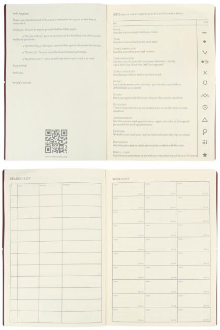 Victoria'S Journals Smyth Planlayİçi Defter 14X20 Cm 100 Gr. Krem 96Yp Pembe Çizgili N:1041 - 3