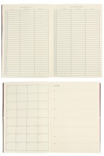 Victoria'S Journals Smyth Planlayİçi Defter 14X20 Cm 100 Gr. Krem 96Yp Pembe Çizgili N:1041 - 6