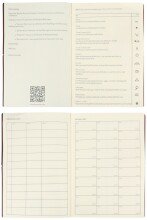 Victoria'S Journals Smyth Planlayİçi Defter 14X20 Cm 100 Gr. Krem 96Yp Pembe Çizgili N:1041 - 7