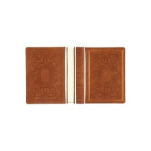 Victoria'S Journals Vintage Old Book Defter 14X20 Cm. 80 Gr. 160 Yap. Çizgili Kahverengi N:8682 - 1