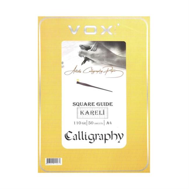 Vox Kareli Kaligrafi Defteri A4 110 gr 50 Yaprak - 1