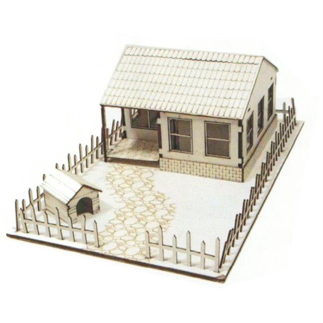 VOX Maket Demonte Bahçeli Ev Kiti 1:50 N:Vim-48A - 1