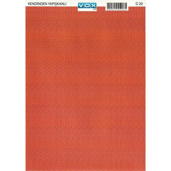 VOX Maket Kendinden Yapışkanlı Duvar Kaplama A4 N:D20 - 1