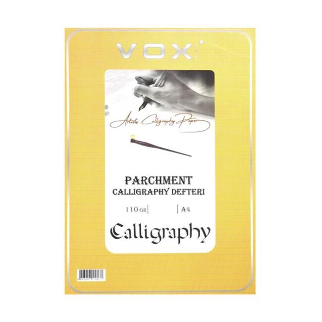 VOX Parchment Parşömen Kaligrafi Defteri A4 100 g 30 Yaprak - 1
