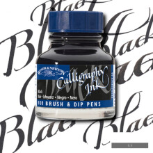 Winsor & Newton Kaligrafi Mürekkebi 30 ml Black 030 - Winsor & Newton (1)