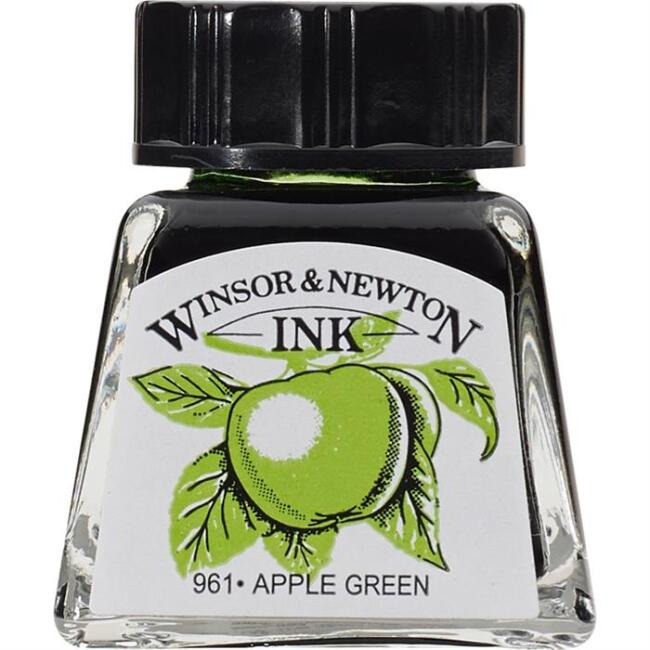 Winsor & Newton Çini Mürekkebi 14 ml Apple Green 11 - 1