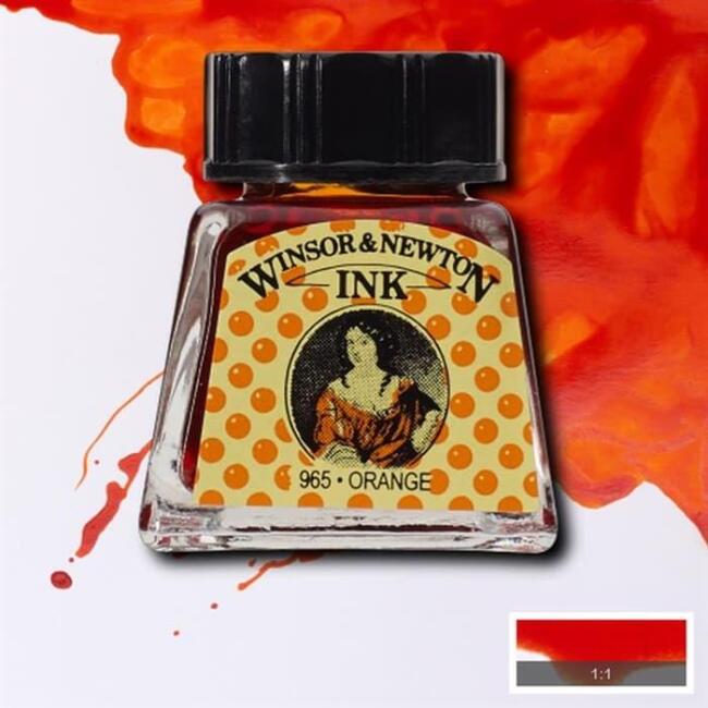Winsor & Newton Çini Mürekkebi 14 ml Orange 449 - 2