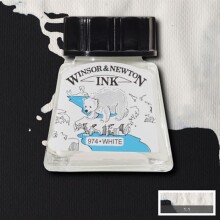 Winsor & Newton Çini Mürekkebi 14 ml White 702 - Winsor & Newton (1)