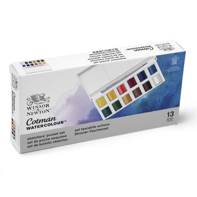 Winsor & Newton Cotman Sulu Boya Seti 12’li - 1