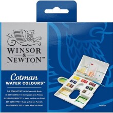 Winsor & Newton Cotman Sulu Boya Seti 14’lü - Winsor & Newton