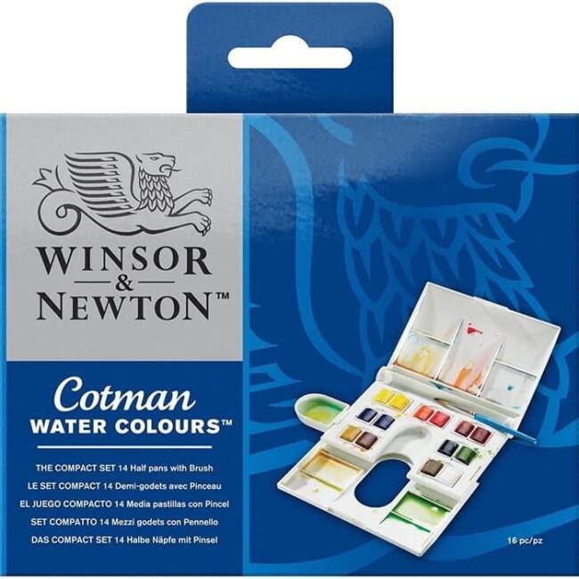 Winsor & Newton Cotman Sulu Boya Seti 14’lü - 1