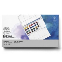 Winsor & Newton Cotman Yarım Tablet Sulu Boya Seti 24’lü 0390376 - Winsor & Newton