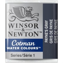 Winsor & Newton Cotman Sulu Boya Yarım Tablet Payne’s Grey 465 - Winsor & Newton