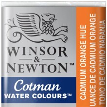 Winsor & Newton Cotman Yarım Tablet Sulu Boya Cadmium Orange Hue 90 - Winsor & Newton