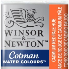 Winsor & Newton Cotman Yarım Tablet Sulu Boya Cadmium Red Pale Hue 103 - Winsor & Newton (1)