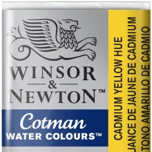 Winsor & Newton Cotman Sulu Boya Yarım Tablet Cadmium Yellow Hue 109 - Winsor & Newton