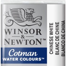 Winsor & Newton Cotman Sulu Boya Yarım Tablet Chinese White 150 - Winsor & Newton